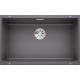Fregadero bajo encimera BLANCO SUBLINE 700-U GRIS ROCA V/M. 523443. Una cubeta, Silver. Para mueble de 80 cm
